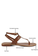 Irene Flat Thong Sandals - SELFTRITSS  