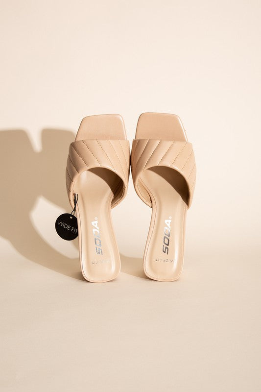 Slide Mule Heels - SELFTRITSS   