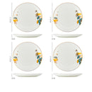 Dinner Plates Ceramic Steak Plate Web Porcelain - SELFTRITSS