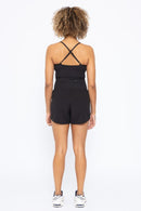 Cross Back Active Romper - SELFTRITSS   