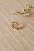 Twisted ring - gold - SELFTRITSS   