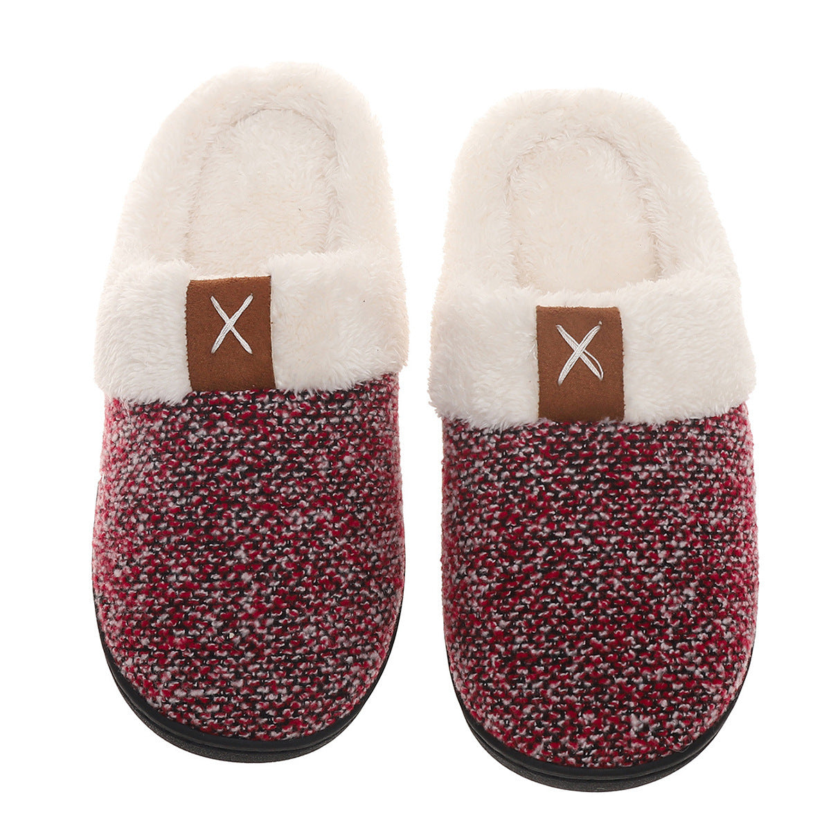 Winter warm lined slippers