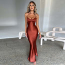 Hip Wrap Long Dress Slim Backless Waist - SELFTRITSS   