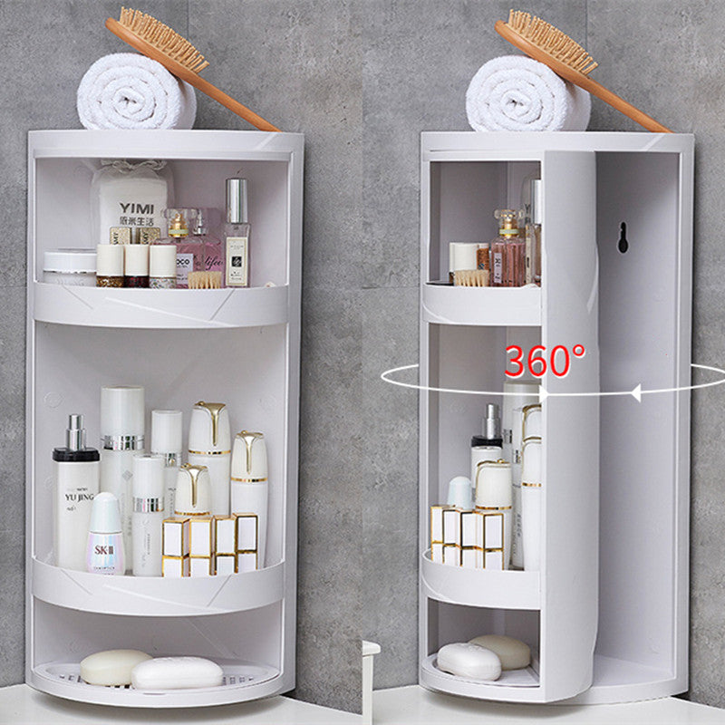 Kitchen And Bathroom Rotating Storage Rack - SELFTRITSS