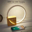 Wireless Charging Desk Lamp With Alarm Clock - SELFTRITSS   