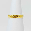 Gold Quilted Ring - SELFTRITSS   