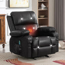 Faux Leather Recliner Heating Sofa For Adults