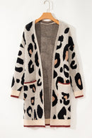 Leopard Print Cardigan Long Sleeve