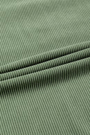 Green Ribbed Corded Oversized Sweatshirt - SELFTRITSS
