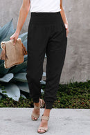 Black Pocketed Casual Joggers - SELFTRITSS