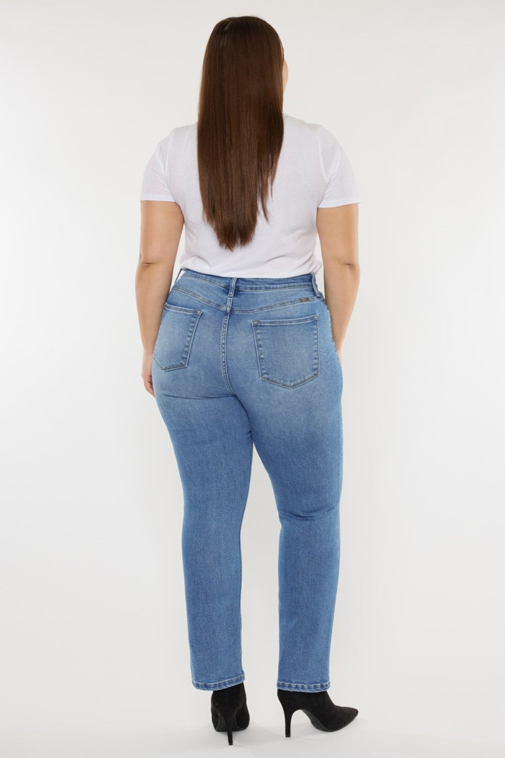 Kancan Full Size Cat's Whiskers High Waist Jeans - SELFTRITSS   