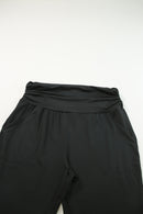 Black Plus Size High Waist Pocketed Skinny Pants - SELFTRITSS