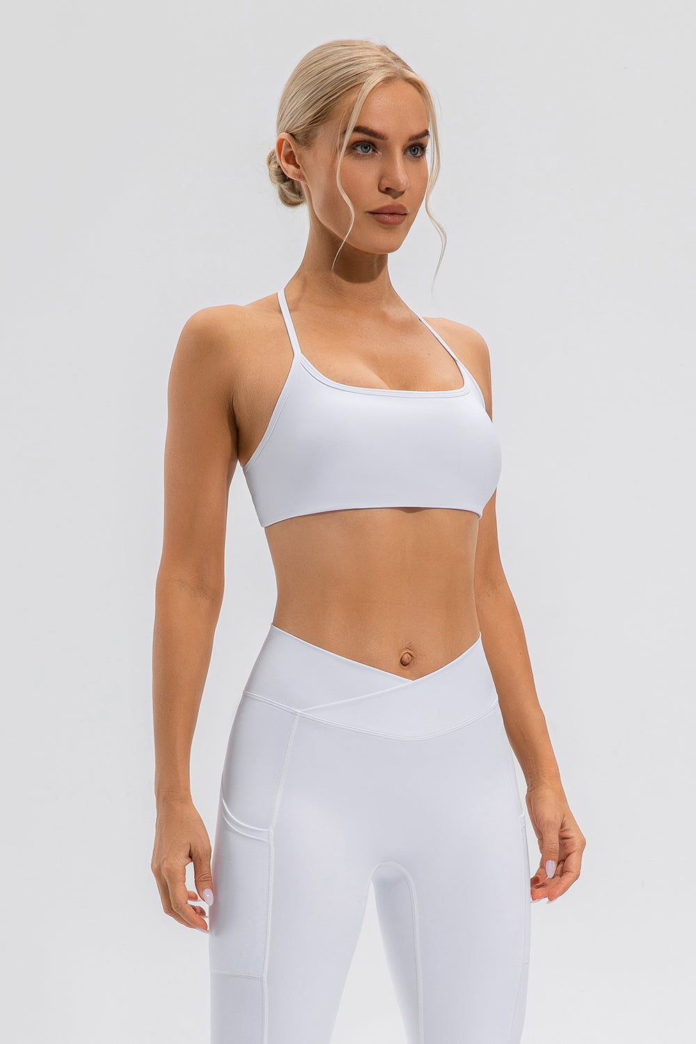 Crisscross Spaghetti Strap Active Cami - SELFTRITSS   