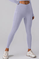 High Waist Active Leggings with Pockets - SELFTRITSS   