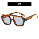 Ins Big Frame Leopard Sunglasses Summer Sunshade Beach Vacation Glasses - SELFTRITSS   