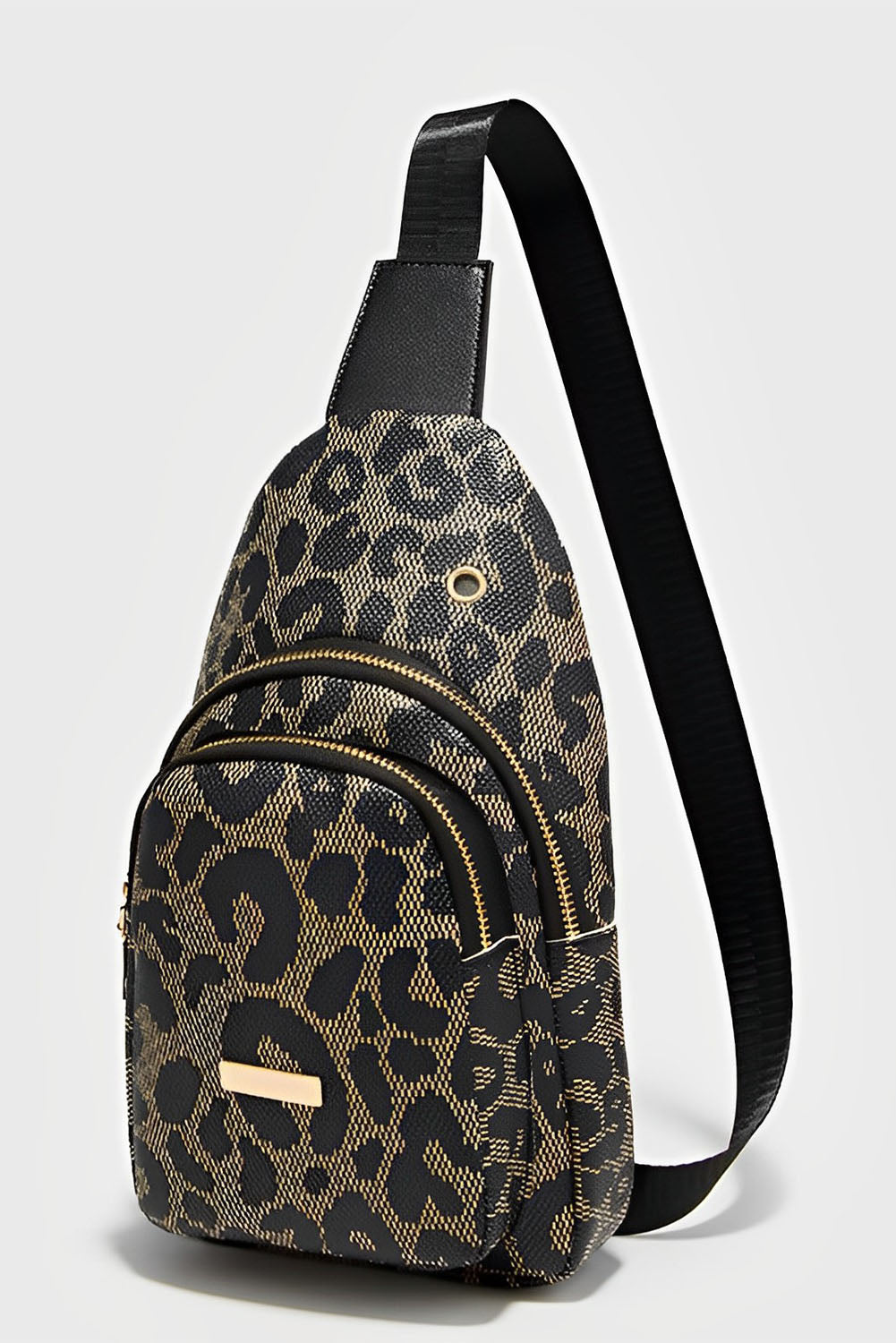 Leopard Print PU Sling Bag - SELFTRITSS