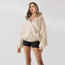 Women's Loose Hooded Sweatshirt - SELFTRITSS   