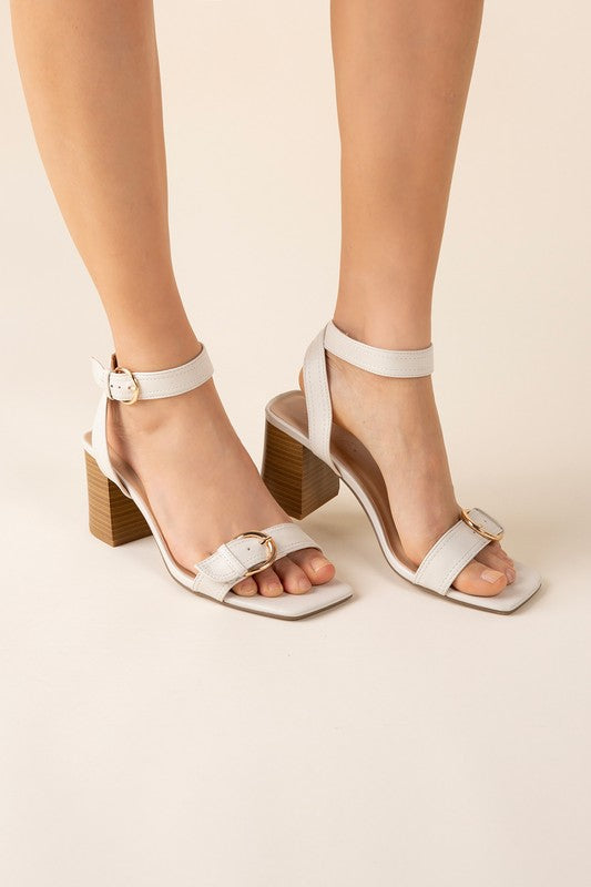 Buckle Sandal Heel - SELFTRITSS   