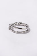 Twisted ring - silver - SELFTRITSS   