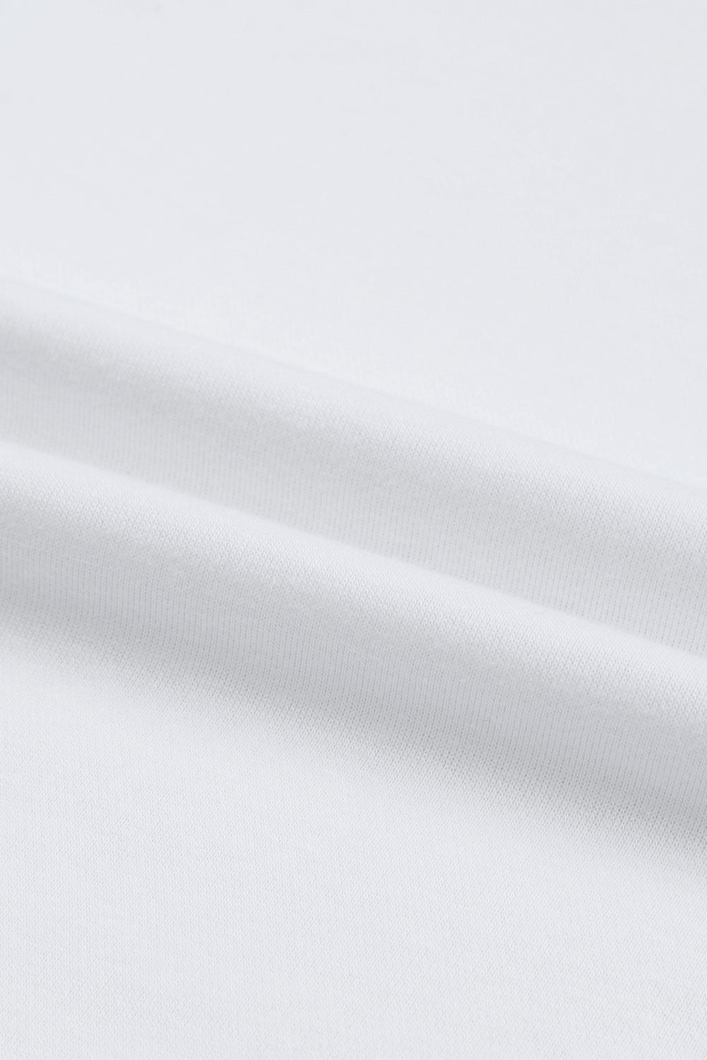 White Sequin Color Block Raglan Sleeve Pullover Sweatshirt - SELFTRITSS
