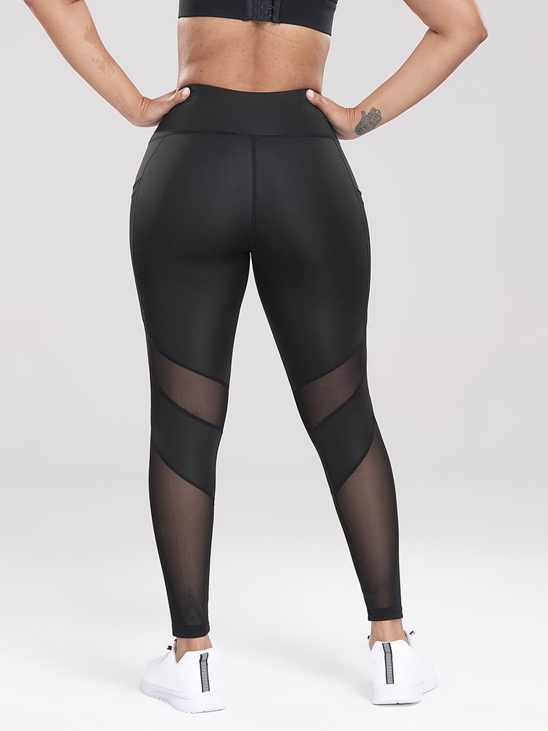 Pocketed High Waist Active Leggings - SELFTRITSS   