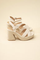 Espadrille Sandal Heel - SELFTRITSS   