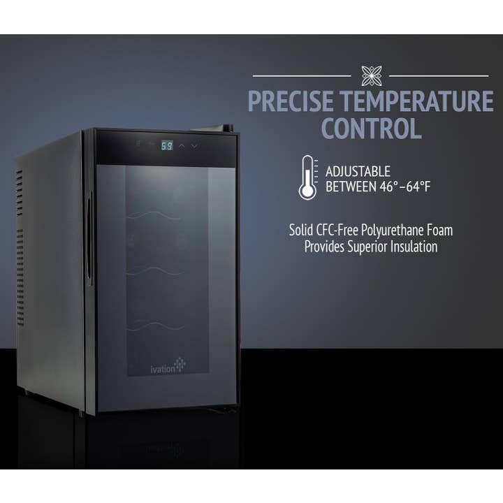 Premium Thermoelectric Freestanding Wine Cooler/Fridge - SELFTRITSS