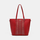 Nicole Lee USA Studded Decor Tote Bag - SELFTRITSS