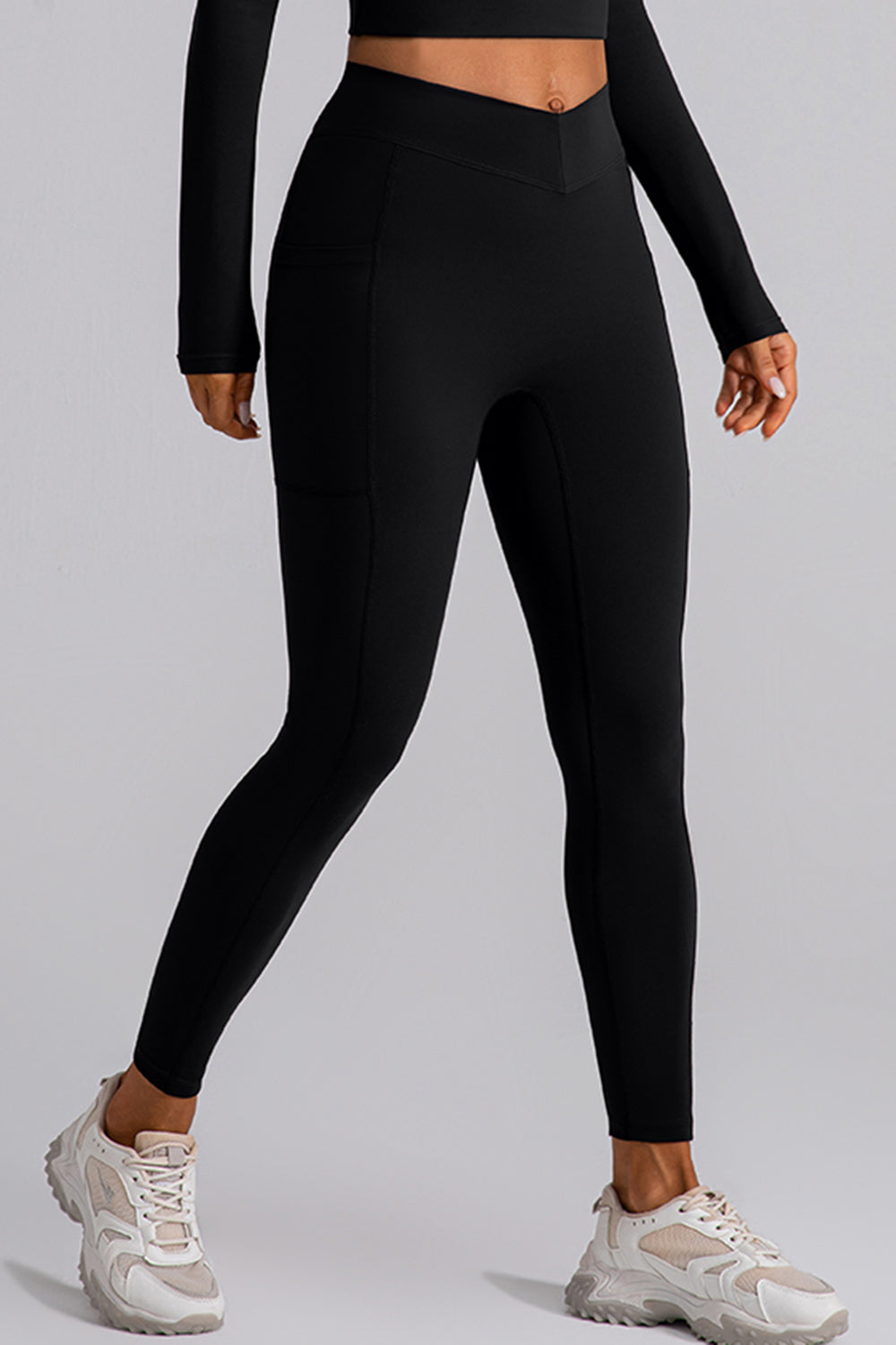 High Waist Active Leggings with Pockets - SELFTRITSS   