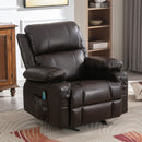 Faux Leather Recliner Heating Sofa For Adults