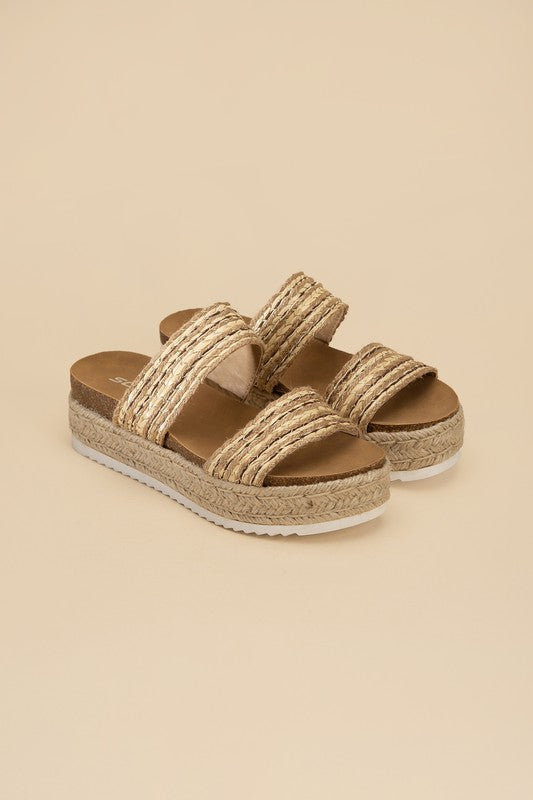 West Espadrille Slides - SELFTRITSS   