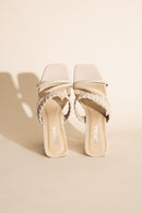 Braided Strap Sandal Heels - SELFTRITSS   