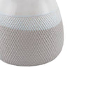 Ceramic Textured Base White Table Lamp - SELFTRITSS