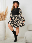 Plus Size Splicing Dress - SELFTRITSS