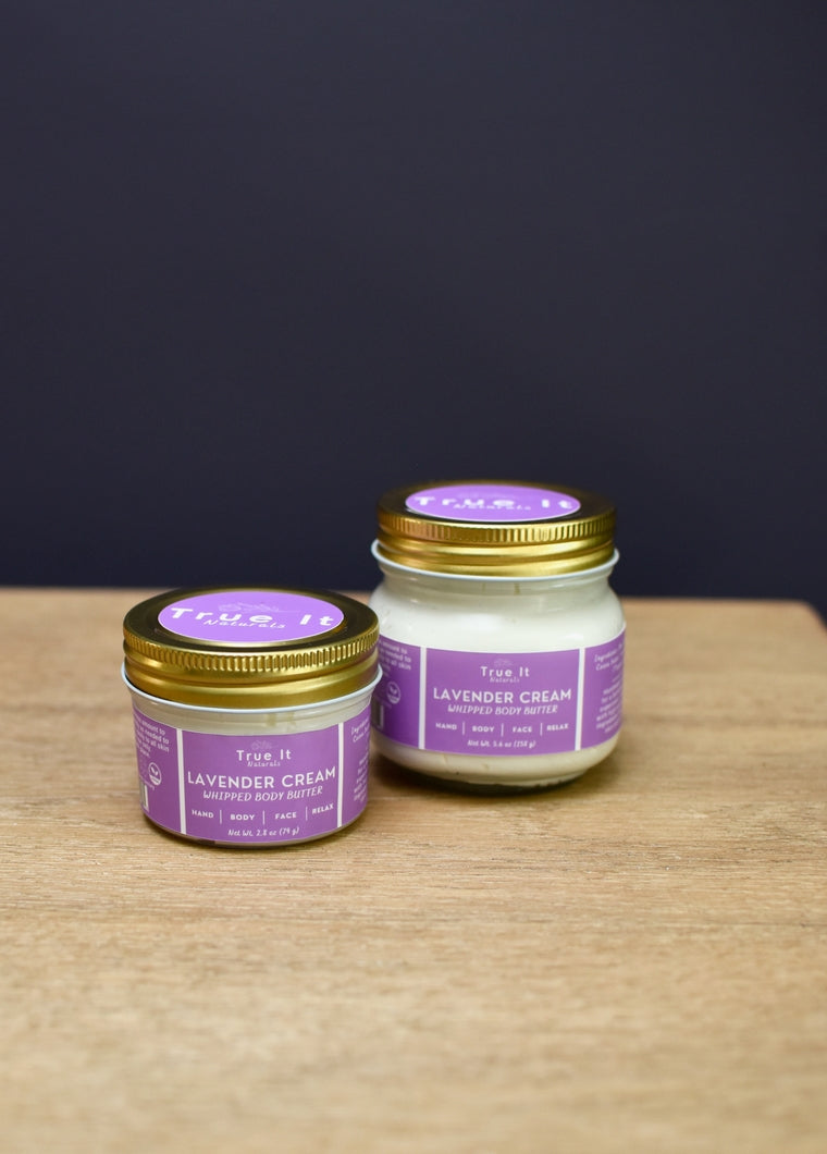 Whipped Lavender Cream Body Butter - Organic 2.8oz