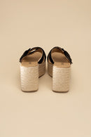 Manta Espadrille Platform Slides - SELFTRITSS   