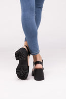 BOOMER Platform Heel Sandals - SELFTRITSS   