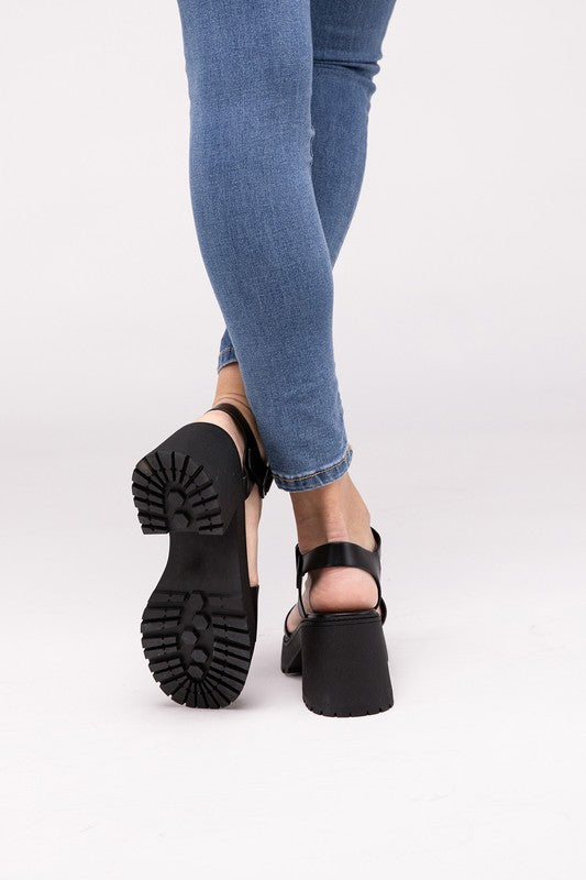 BOOMER Platform Heel Sandals - SELFTRITSS   