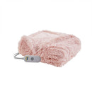 Heated 50x60" Shaggy Faux Fur Electric Throw Blanket, - SELFTRITSS
