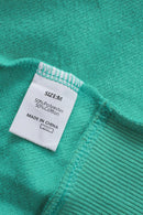 Turquoise Batwing Sleeve Pocketed Henley Hoodie - SELFTRITSS