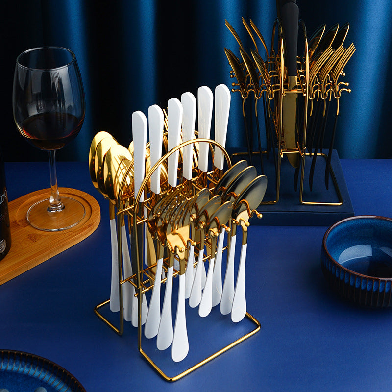 Gold Dinnerware tainless Steel Cutlery Set - SELFTRITSS