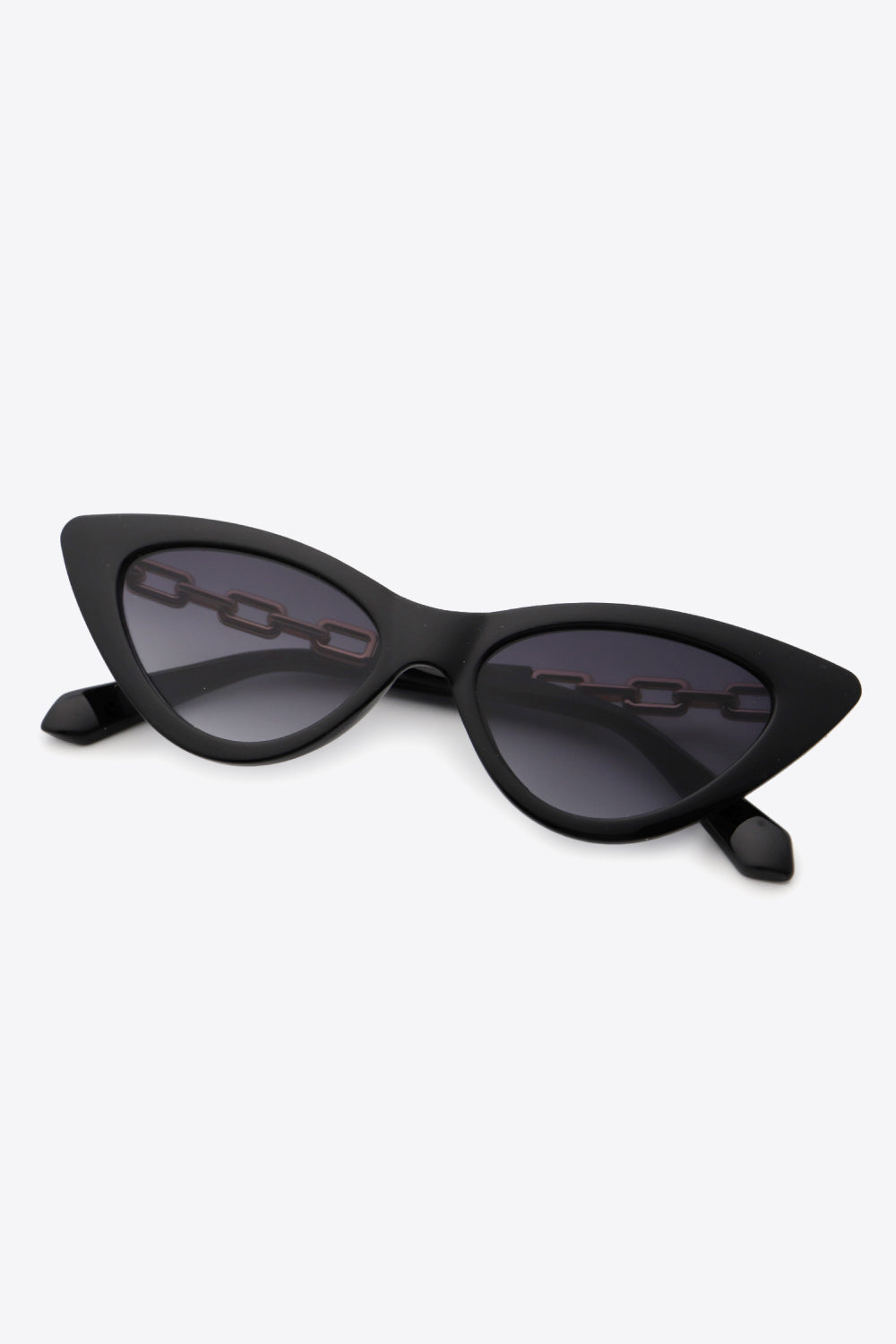 Chain Detail Cat-Eye Sunglasses - SELFTRITSS