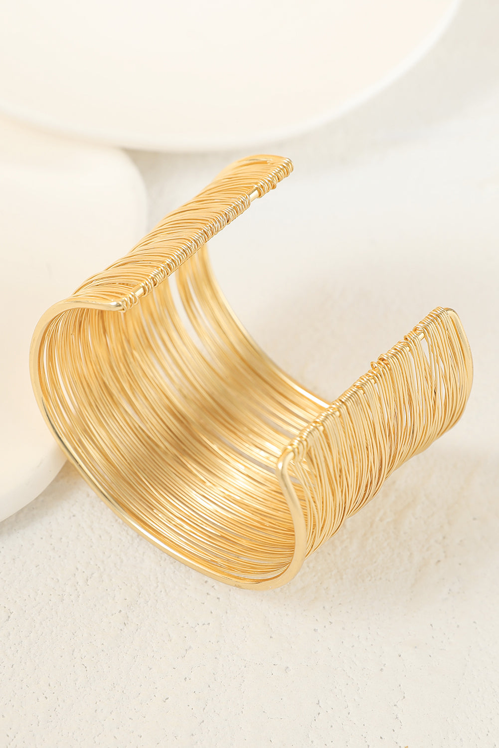 Gold Luxury Heavy Metal High Quality Open Wire Bracelet - SELFTRITSS   