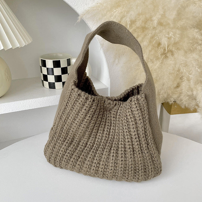 Wool Knitted Handbag - SELFTRITSS