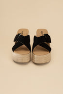 Manta Espadrille Platform Slides - SELFTRITSS   