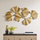 Gold Ginkgo Leaves Metal Wall Decor Art - SELFTRITSS