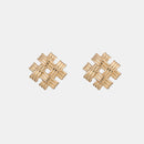 Gold-Plated Stud Earrings - SELFTRITSS