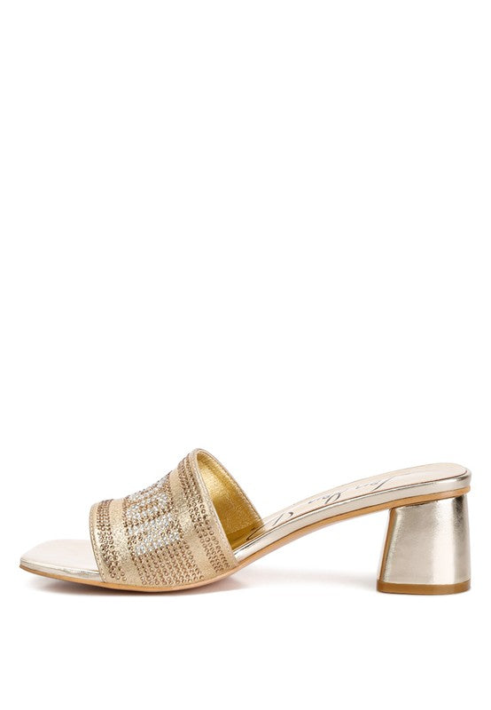 Starks Diamante Embellished London Sandals - SELFTRITSS  