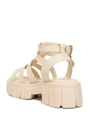 Dewey Recycled Faux Leather Gladiators - SELFTRITSS  