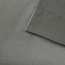 Luxury Satin 6-Piece Sheet Set, Dark Grey - SELFTRITSS